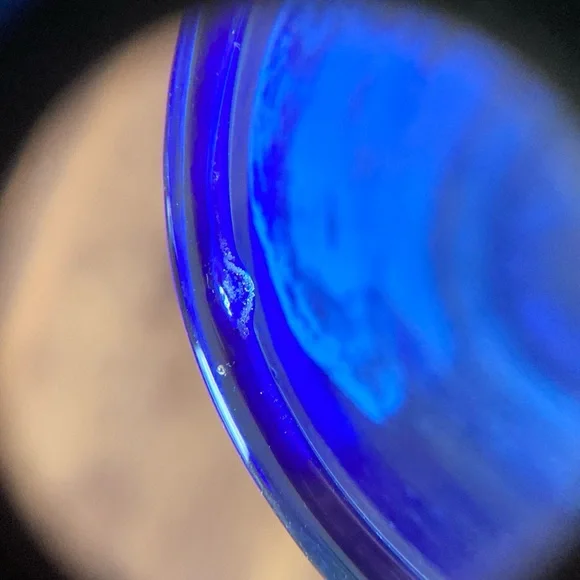 Vintage Blue Cobalt Shirley Temple cup - Picture 3 of 3